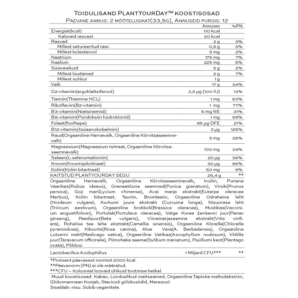 PlantYourDay® taime valgupulber - Pilt 3